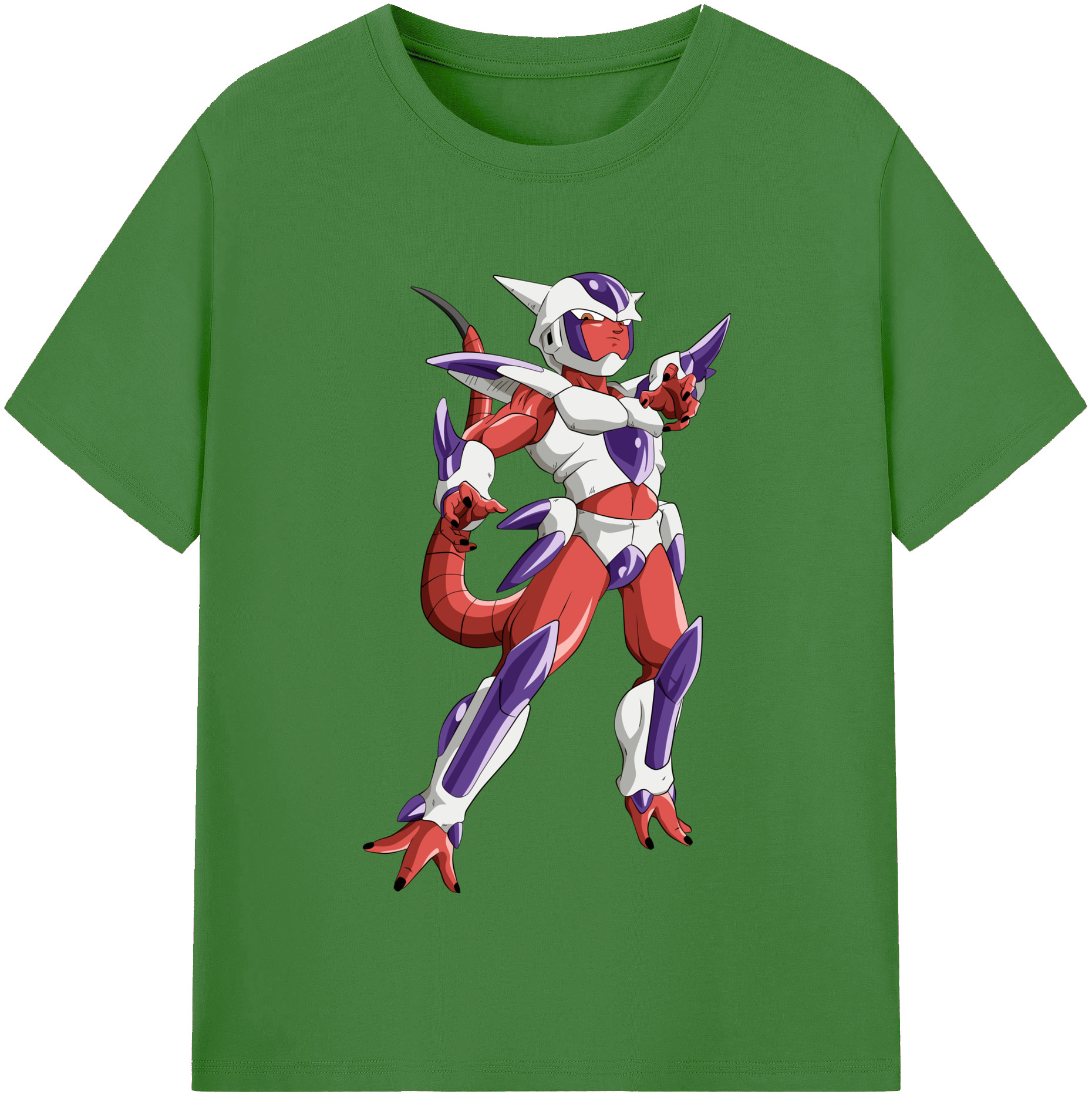 （画像用） ドラゴンボール フリーザ DRAGON BALL Frieza レディースカジュアルプリントTシャツ（綿100％）